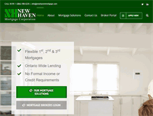 Tablet Screenshot of newhavenmortgage.com